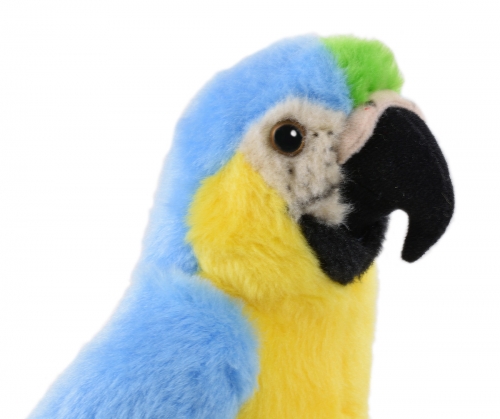 Papagei blau 18 cm